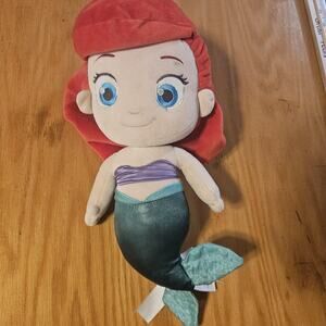Disney Store Ariel The Little Mermaid Plush Mermaid Doll Small Stuffed Toy